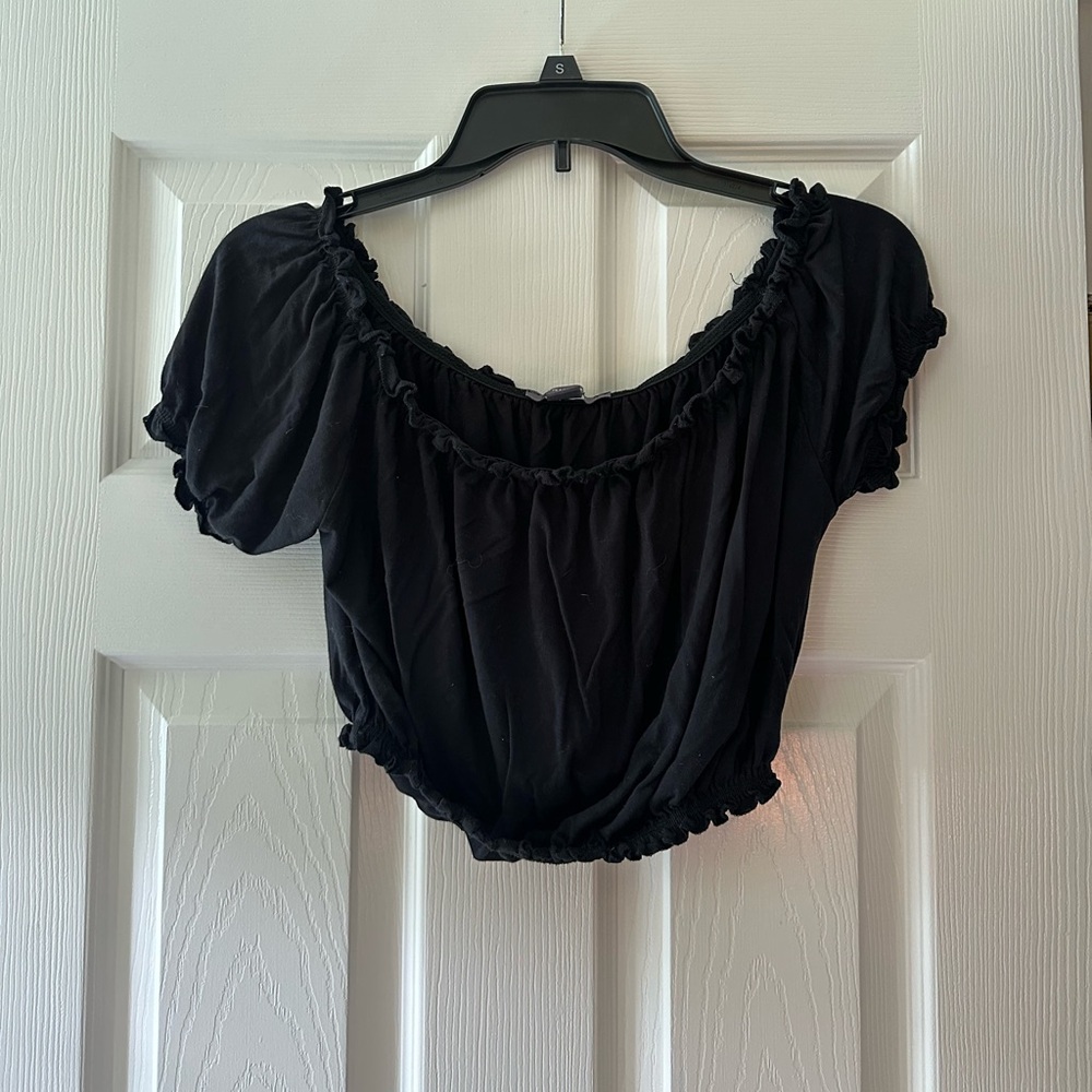 Primark Off-the-shoulder Black Top, size 6